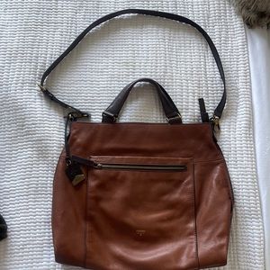 Women’s Leather Fossil Work/Laptop Bag